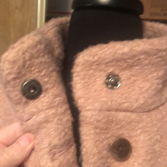 Pretty Pink Fuzzy Old Navy Women’s Jacket 🧥 Size Large Made In Vietnam - Picture 12 of 16
